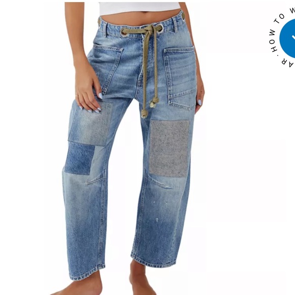 Moxie Barrel Pull-On Jeans size 27 - Picture 11 of 15